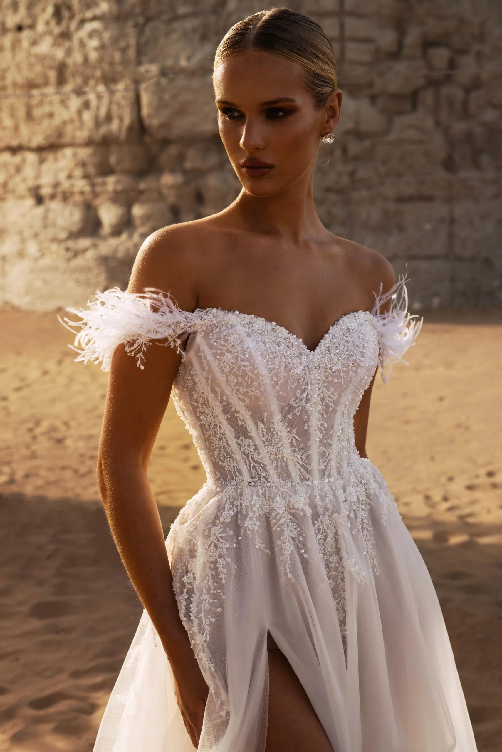 Robe de mariée Elisia — Collection Natalia Romanova — Boutique Carlota Bourg-en-Bresse