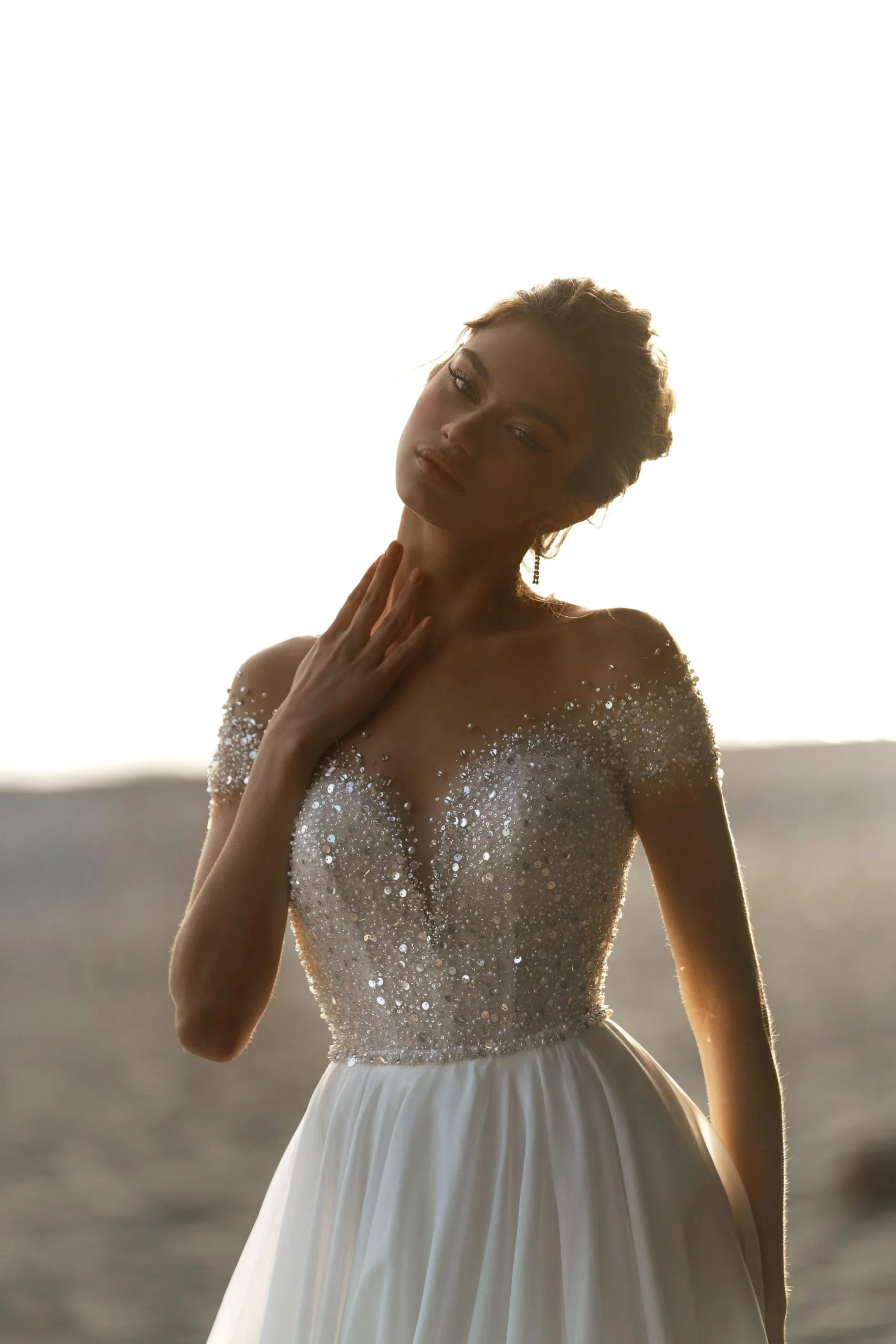 Robe de mariée Leeves — Collection Natalia Romanova — Boutique Carlota Bourg-en-Bresse