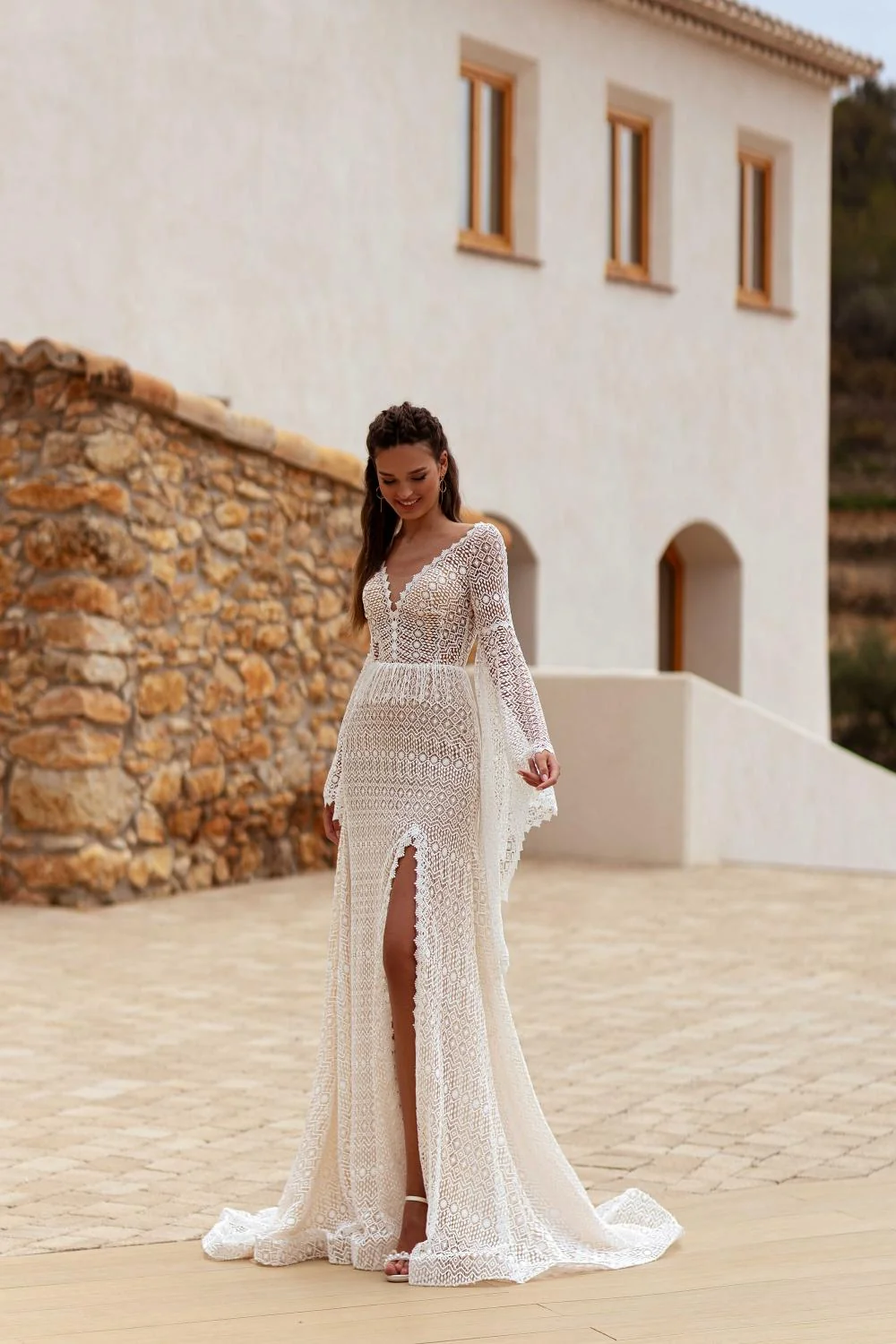 Robe de mariée Antonia détail — Collection Tina Valerdi — Boutique Carlota Bourg-en-Bresse